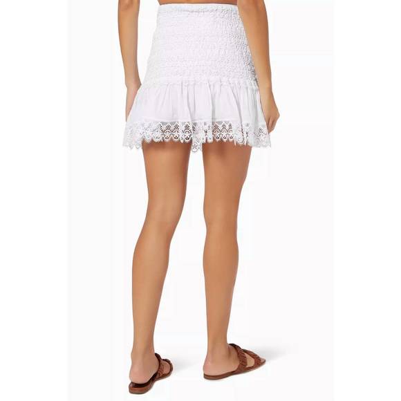 NEW CHARO RUIZ fleur short skirt in white - Picture 2 of 3